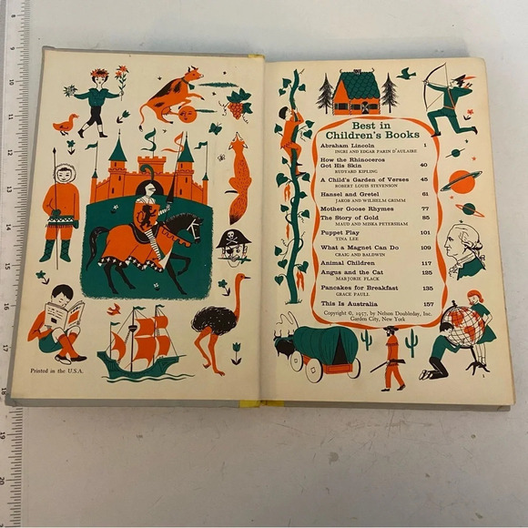 Vintage 1957 “Best in children’s books”  hardcover book - Picture 3 of 11